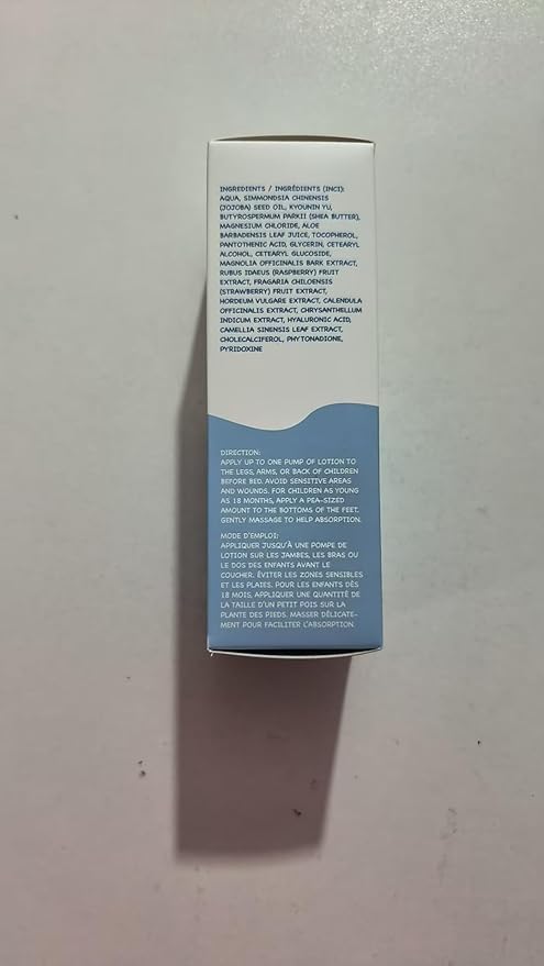 Magnesium Lotion for Kids & Babies Sleep – Unscented Bedtime Body Cream with Natural Ingredients for Sensitive Skin – Topical Magnesium, Multi Vitamins Moisturizer for Relaxation, Soothing Relief