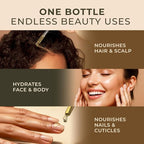 Gya Labs USDA Organic Jojoba Oil - 3.4 Fl Oz - Carrier Oil for Hair, Skin, Face, Scalp & Body Massage