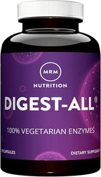 MRM Nutrition Digest-All Digestive Enzymes - Digestion and Absorption Support for Women & Men, Contains Enzymes and Herbs to Support Digestion, 100% Vegetarian & Gluten-Free - 50 Servings