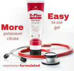 K-Plus Potassium Gluconate Renal Gel Plus Cranberry and EPA for Dogs and Cats - Veterinarian Approved Renal Supplement - Supports Potassium Balance - (6 Pack, Gel)