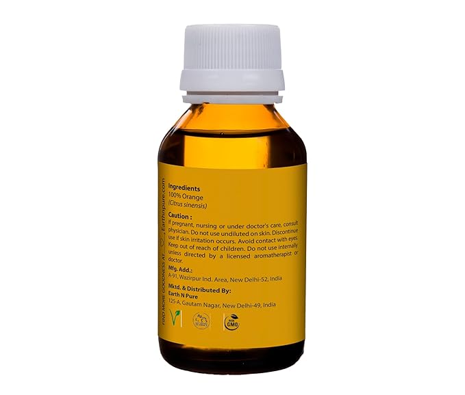 Earth N Pure Orange Essential Oil Natural and Therapeutic Grade 50 ml