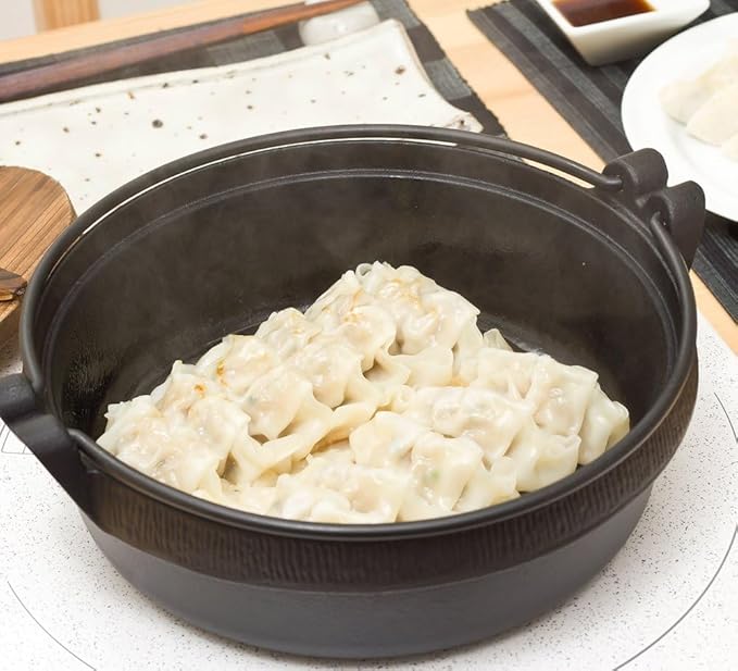 Ikenaga Ironware Nambu Ironware Sukiyaki Pot, Induction & Gas Fire, Made in Japan, Iron Pot, Stir-fry Food, Iron Supplement, 10.2 inches (26 cm), Sukiyaki, Irodori