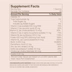 VEGAMOUR GRO Biotin Gummies, Strawberry Flavor with 5000 mcg Biotin, Supports Healthy Hair Vegan Gummies with Vitamins A, B, C, E, B-12 & More, 30 Ct