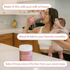 Boobie Body Superfood Protein Pregnancy and Postpartum Meal Replacement Shake, Coffee Caramel Flavor | 19g Protein | Safe for Lactation & Motherhood | Organic, Vegan, Zero Sugar, 1 Tub (20 Servings)
