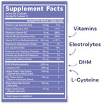 Blowfish Wingman | Supplement with DHM + L-Cysteine + Electrolytes | Feel Better After Drinking | Pre-Alcohol Liver Support & Hydration