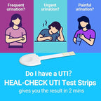 4 Pack UTI Test Strips, Urinary Tract Infection Test Kit for Women Men, Accurate Result in 2 Minutes, Monitor Bladder Health at Home, Clinically Tested, Easy to Grip, Individually Wrapped