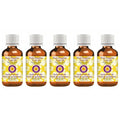 Deve Herbes Pure Passion Fruit Oil (Passiflora edulis) Cold Pressed (Pack of Five) 100ml X 5 (16.9 oz)