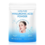 Pure Hyaluronic Acid Powder for Face & Joints, Dual Molecular Weight for Deep Hydration, Anti-Aging, DIY Serum Ingredient, Fragrance-Free, Vegan, 1 Scoop = 1 Bottle of Essence, 3.52 Oz
