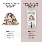 TRUBAR Vegan Protein Bar, Sweet & Dreamy Cookies and Creamy, Gluten Free, Plant Based Protein, Dairy Free, Non GMO, Soy Free, No Sugar Alcohols, 12G Protein, 12G Fiber, 23G Carb,Snack Bars, 12ct