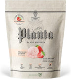 Ambrosia Planta - Plant-Based Protein Powder 20g | Dairy Free Vegan Protein Powder with BCAA Amino Acids | Keto-Friendly, No Added Sugar | 25 Servings | Strawberry Ice Cream