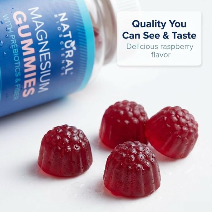 Sugar-Free Magnesium Gummies for Adults - High Potency Magnesium Citrate Supplement, Easy to Chew, No Artificial Sweeteners, Vegan, Anti-Stress, Sleep Support, Muscle Health & Relaxation, 60 Gummies