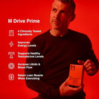 Mdrive Prime - Men's T-Support Supplement, Max Energy, Focus & Lean Muscle, KSM-66 Ashwagandha, S7 Nitric Oxide Booster, Bioperine and DHEA,30 Servings, 60 Count