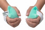 NYOrtho Hand Contracture Cushion 6" x 3" - 2-Pack Palm Grips for Stroke Recovery & Orthopedic Support - Latex-Free, Odor-Control, Sweat-Resistant, Machine Washable Palm Protector with Elastic Strap