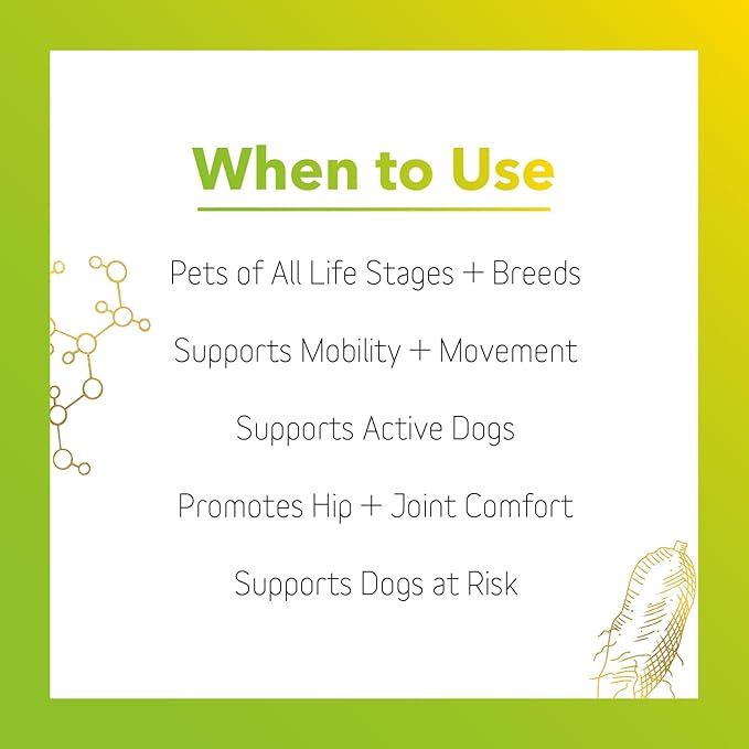 InClover Connectin Natural Hip & Joint Supplement for Cats with Glucosamine, Chondroitin & Hyaluronic Acid - Powder for Dog Mobility, Comfort & Active Lifestyle Support, 3.2oz