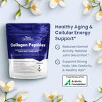 1MD Nutrition Collagen Peptides - Hydrolyzed Collagen Powder Types I & III for Women & Men - Joint, Hair & Nail Support - Unflavored - 30 Servings