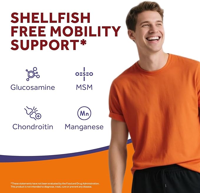 Doctor's Recipes Glucosamine Chondroitin MSM and Manganese Supplement, 1800 mg Glucosamine HCl, NO Shellfish, Healthy Structure & Movements, Flexibility Support for Men & Women, 240 Tablets