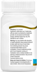 21st Century Slow Release Iron Tablets, 60 Count PACK OF 2 - Packaging May Vary