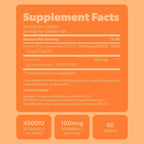 sapling Vegan Vitamin D3 + K2 Supplement with MCT Oil from Coconut - 4000 IU Vitamin D and 100mcg Vitamin K2 as Mk7 - Calcium Absorption, Bone Strength, and Immune Health Support* - 60 Softgels