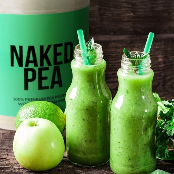 NAKED Pea - Pea Protein Isolate - Plant Based, Vegetarian & Vegan Protein. NSF Certified, Easy to Digest, Non-GMO, No Lactose, No Soy and Gluten Free - 15 Servings
