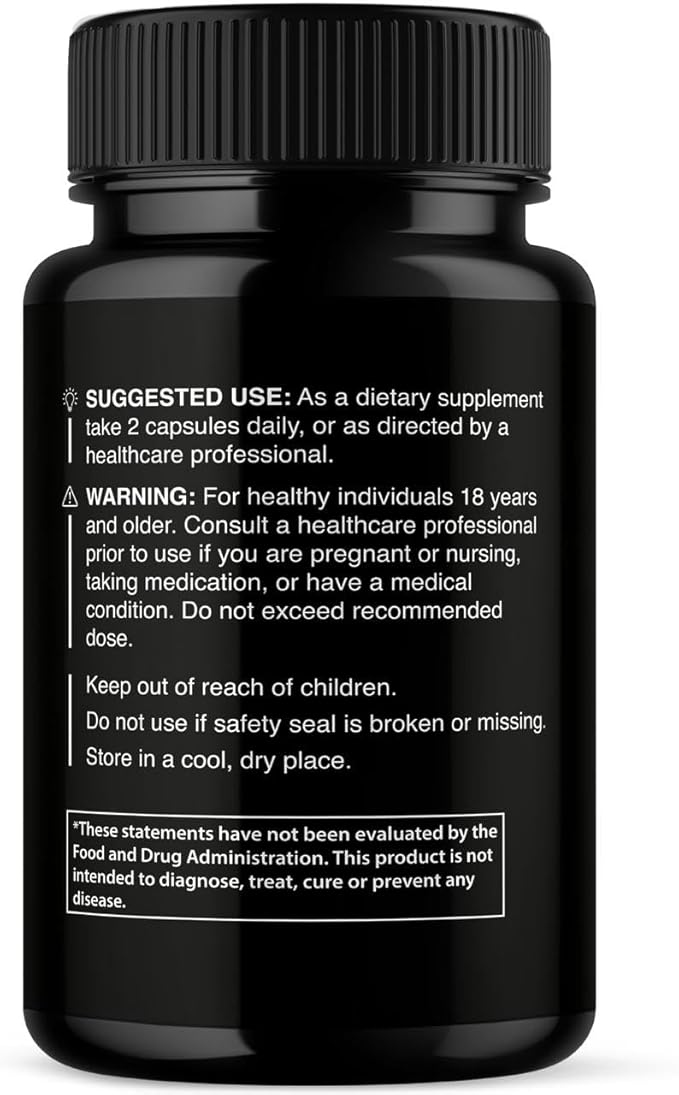 Puro Vitality Boost - Puro Pills Premium Blend Supplement Maximum Strength Daily Natural Vitamins Booster Capsules, Pure Performance Support Advanced Formula Overall Health Wellness (60 Capsules)