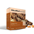 BestMed - High Protein Nutrition Bar - Low-Carb, 15g Protein, Low Sugar, High Fiber, Low Calorie, Meal Replacement Bar (Caramel Cocoa, 4 Box - 28 Count)