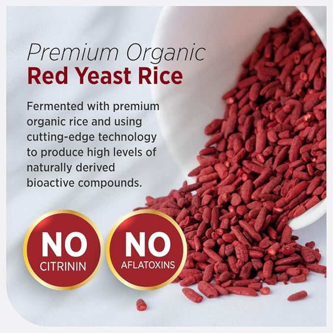 LABO Nutrition CHOLRestore – Red Yeast Rice with Phytosterol Health Supplement, Supports Healthy Cholesterol Levels, Citrinin & Aflatoxin Free, 90 Vege Capsules 3x3