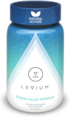 Levium Stress Supplement for Calm & Mood Support | Ashwagandha KSM-66, Magnesium, L-Theanine & GABA | Supports Mental Focus & Relaxation | Non-Habit Forming | 90 Capsules
