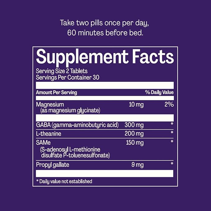 Women’s Daily Sleep Support for Stay-Asleep Relief – Bonafide Noctera – Melatonin-Free – for Hormonal Sleep Disruptions — 1 Month Supply (60 Tablets)