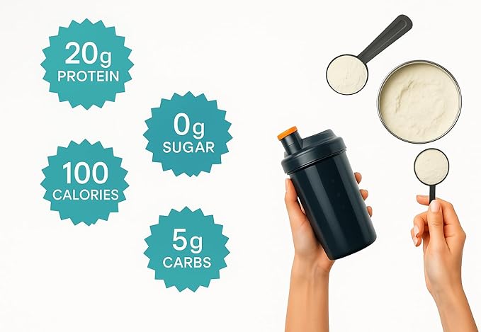 TOZZY Organic Vegan Protein Powder, Vanilla | 16 Servings | 20g Plant-Based Pea Protein | 5 Simple Ingredients | 0g Sugar | Keto | Gluten- & Dairy-Free (1 lb) - Packaging May Vary