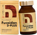 Fucoidan 3-Plus Brown Seaweed Immunity Supplement with Three Types of High Purity Fucoidan Organic Mekabu Fucus Mozuku Agaricus Capsule Type Made in Japan (1)