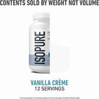 Isopure Protein + Gut Health & Immune Support Powder, Vanilla Crème, 25g Whey Protein with Prebiotics & Vitamins, 12 Servings (Pack of 1)