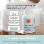 FullWell Women's Prenatal Lemon Essence Essentials - Women's Prenatal Multivitamin & Fish Oil - Supports Maternal Health & Fetal Development - Omega 3, DHA, Folate & Choline - 30 Servings