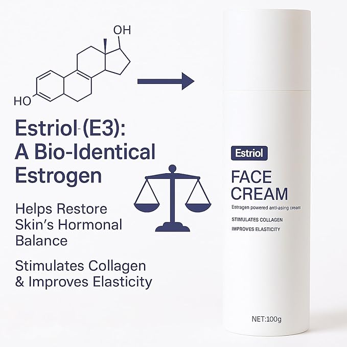 EstriolM4 Face Cream, anti-aging cream for Balance hormones, Intensive Hydrating Moisturizer to Visibly Firm, Restore Elasticity & Support Collagen, For Mature Skin (1)