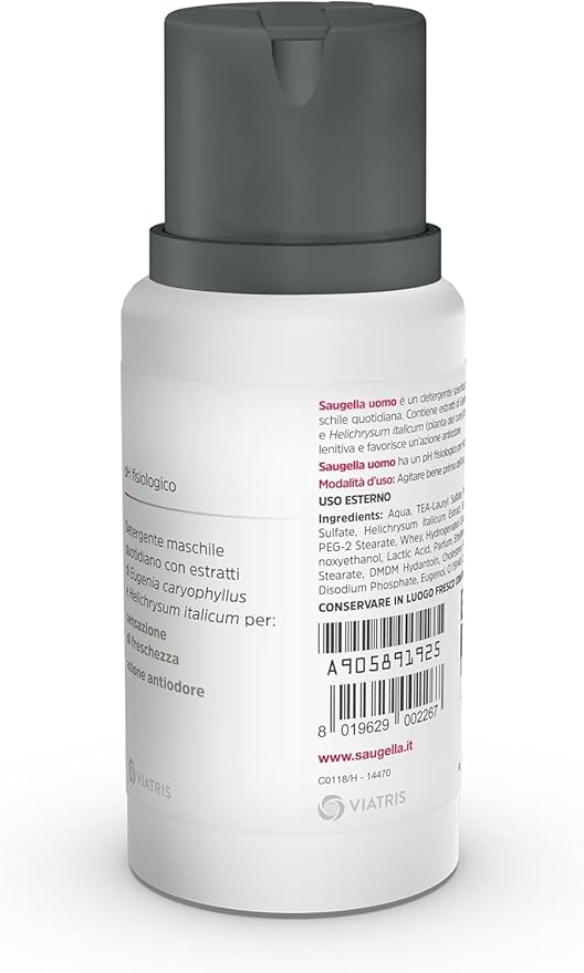 Saugella Homme Mens Intimate Cleansing Lotion
