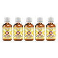 dève herbes Pure Peach Kernel Oil (Prunus persica) Cold Pressed (Pack of Five) 100ml X 5 (16.9 oz)