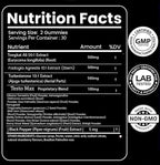 Testosterone Booster Supplement for Men Gummies [Fast-Max Absorption],10x Strength Masculinity Boost, Turkesterone, Tongkat Ali, Horny Goat Weed, Maca Root, Tribulus,Testo Gummies 60Ct