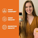 Turmeric Curcumin with Black Pepper Extract & Glucosamine Chondroitin MSM Joint Support Supplement