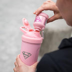 Smartshake Justice League Whey2Go Supergirl Protein Powder Storage Container 50g – BPA Free Shaker Bottle Funnel for Whey Protein Powder + Protein Shakes 110ml, DC Comics Supergirl Gifts for Women