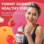 Apple Cider Vinegar Gummies with Mother - Cleanse & Detox ACV Gummies for Weight Loss, Gut Health, Metabolism Support - ACV with Mother with B12 Vitamin, B6 & Pomegranate & Beet Root 100 Ct