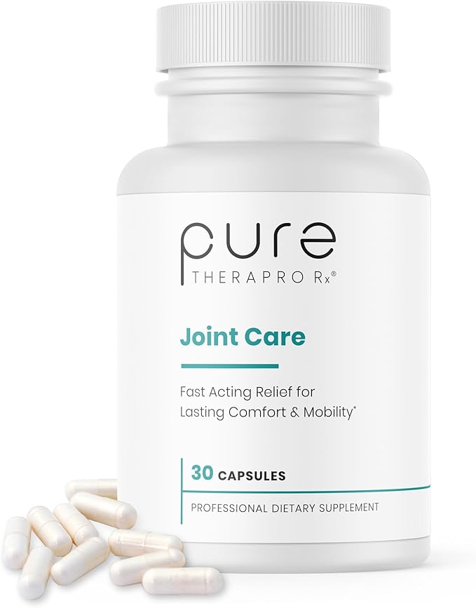 Pure Therapro Rx Boswellia, Curcumin, & Type II Collagen Joint Health Supplement | Made in the USA | Joint Care 30 Capsules, 1-Month Supply