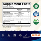 Vitamatic GLP-1 Support Supplement for Men & Women 60 Capsules - Made with Akkermansia, Probiotics, Prebiotic, Clostridium, Berberine, Cinnamon, Green Tea, Turmeric & Colostrum