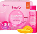 CJwellcare Innerb Glowshot Collagen (50.7 fl oz, 30 Servings) - Marine Liquid Collagen for Women, 3,000mg Collagen Peptides, Collagen Shots for High Absorption, Hair, Skin & Nails Supplement