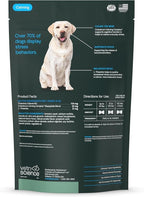 VetriScience Clinically Tested Composure Calm & Confident Chews - Supplement for Dogs with Anxiety, Stress & Fear with L-Theanine for Thunderstorms, Fireworks or Travel, Bacon, 60 Count
