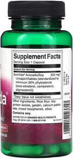 Swanson AvoVida - Cartilage & Joint Health Supplement to Support Mobility & Flexibility* - Contains Phytosterols from Avocado & Soy Extracts - Non-GMO - 60 Capsules (3 Pack)