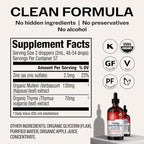 Vimergy USDA Organic Total Immune Blend* Liquid Supplement, 57 Servings Fast-Absorbing Immune Support – All-Season, Zinc, Thyme and Mullein Drops Non-GMO, Vegan, Immunity Support for Adults (115 mL)