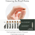 Red Ginseng Herbal Pearls [70 Count] Daily Immunity & Energy Premium Red Ginseng Korea Ginseng Supplement. Vegan, Gluten-Free, Made in Korea