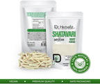 Dr. HERBALIST Shatavari Powder, Asparagus racemosus, 7.1 Oz (200G), Ayurvedic Herb for Vata & Pitta, Balanced Female Health Support, Vitality, Non-GMO, Vegan, Resealable Bag