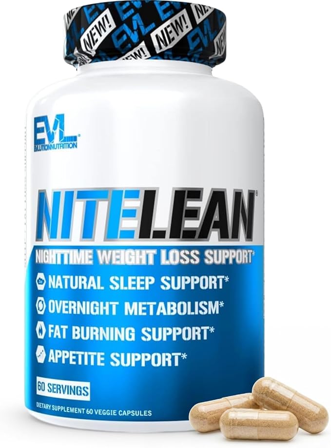 Night Time Fat Burner for Weight Loss Support - Belly Fat Burner for Men & Women with Green Tea and White Kidney Bean Extract - Nighttime Metabolism Booster & Sleep Optimizer to Help Stubborn Fat Loss