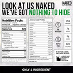 NAKED Whey 1Lb - Only 1 Ingredient, Grass Fed Whey Protein Powder, NSF Certified, Undenatured, No Gmos, No Soy, Gluten Free, Stimulate Growth, Enhance Recovery - 15 Servings