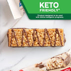 Atkins Chocolate Almond Caramel Protein Meal Bar, High Fiber, 15g Protein, 1g Sugar, 3g Net Carbs, Meal Replacement, Keto Friendly, 8 Count